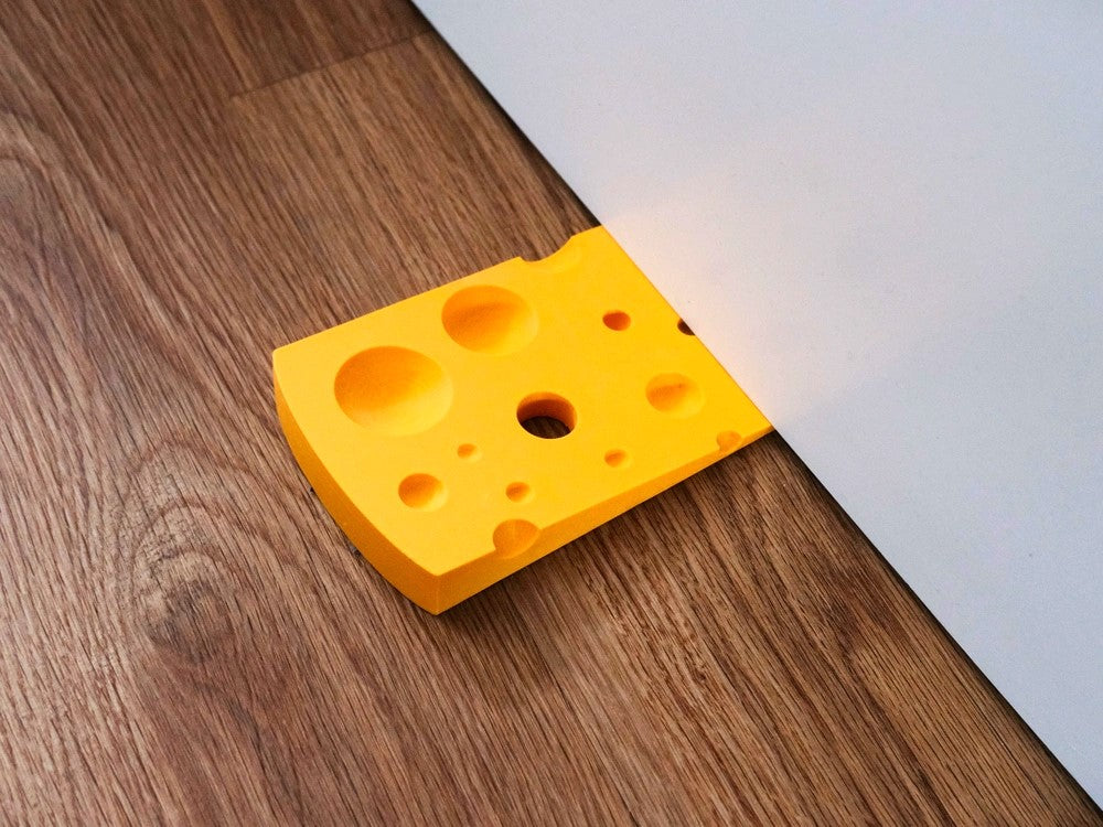 Cheese Slice Doorstopper - Fun and Functional Plastic Door Stop
