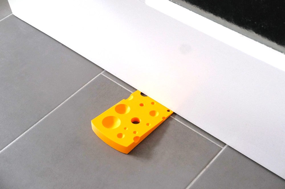 Cheese Slice Doorstopper - Fun and Functional Plastic Door Stop