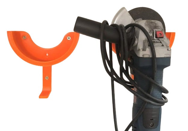 Angle Grinder Holder - Wall Mount for Grinder with Screw Holes