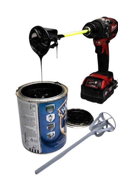 Drill Paint Mixer - Plastic Paint Mixing Attachment for Drills
