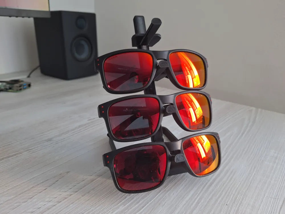 Glasses Holder – Stylish 4-Slot Eyewear Organizer for Home or Office Use