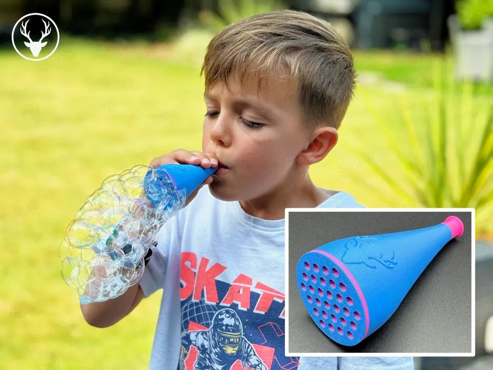 Bubble Snake Maker - Fun Plastic Bubble Blower for Kids Outdoor Play