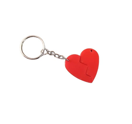 Heart Keychain – Love Couple Keychain for Valentine's Day