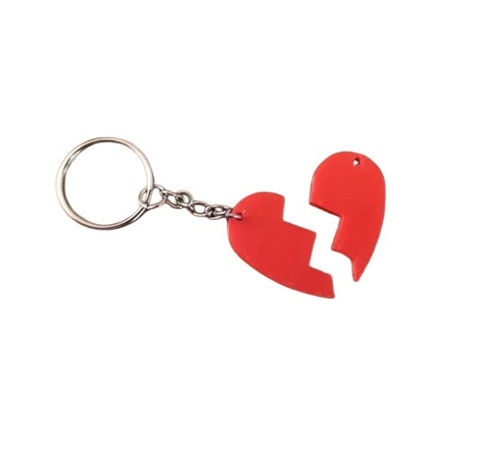 Heart Keychain – Love Couple Keychain for Valentine's Day