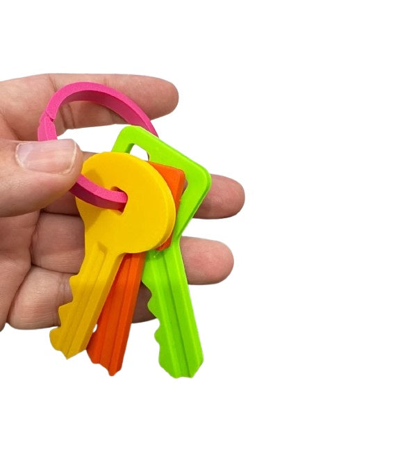 Toy Keys for Kids – Fun & Safe Play Keys with 3-Key Set