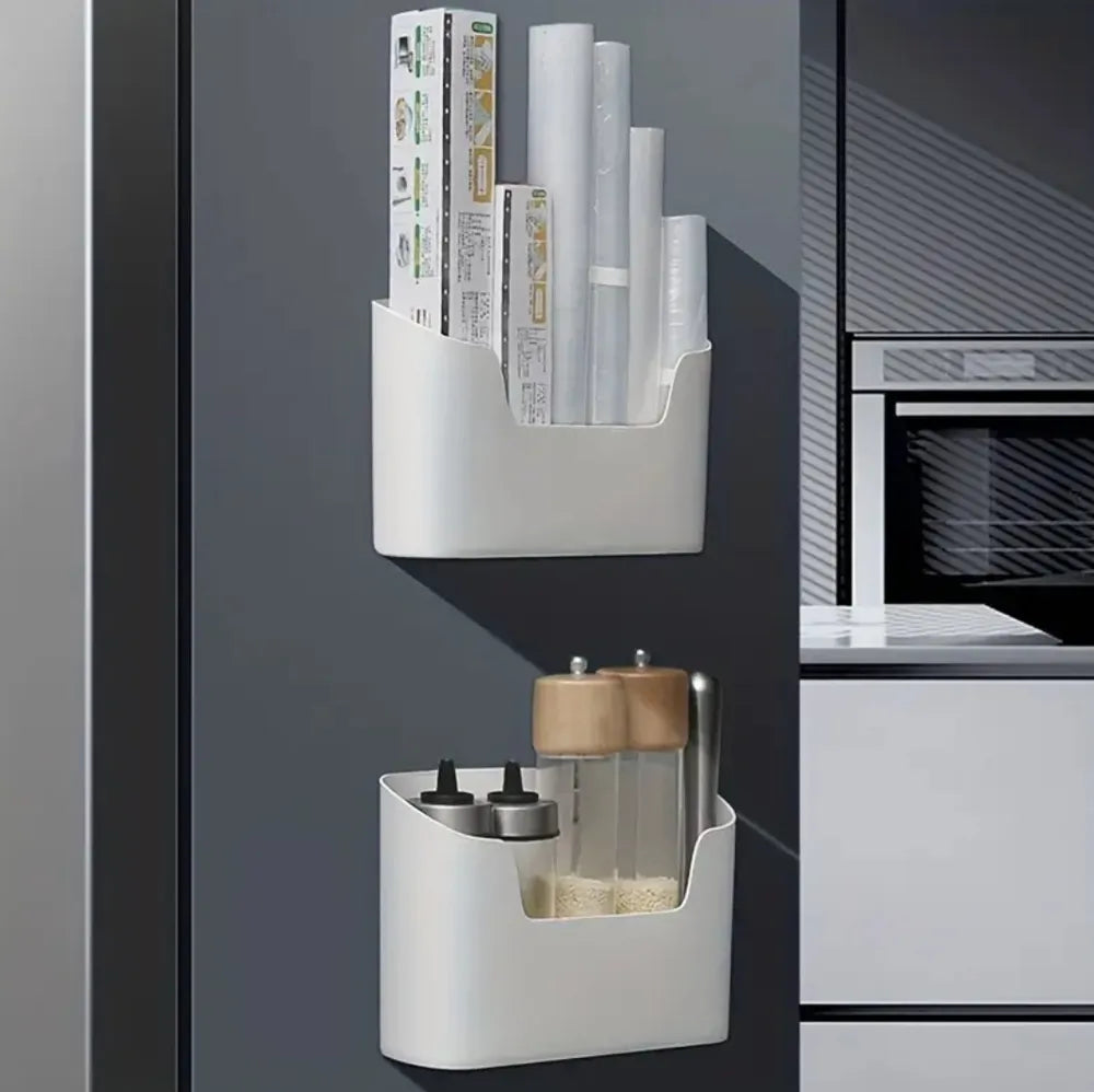 Wall or Door Mounted Organizer Box – Space-Saving Storage for Kitchen & Bath