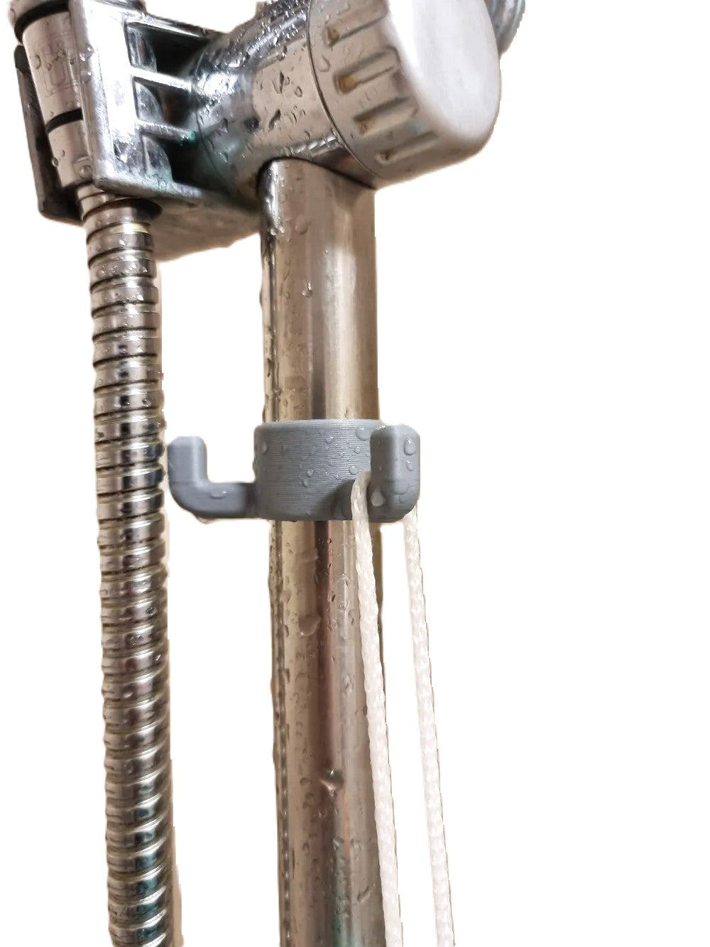 Shower Rail Hook for Loofah – Convenient Plastic Loofah Hanging Solution