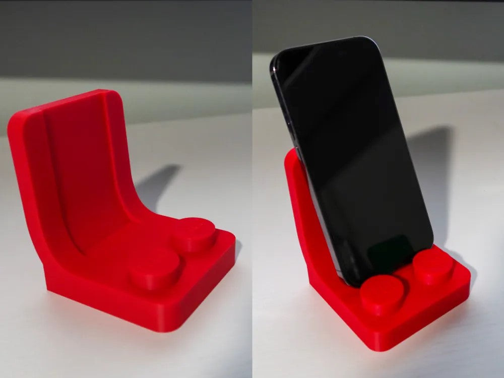 Lego Brick Seat Phone Holder – Fun & Practical Stand for Phones and Small Device