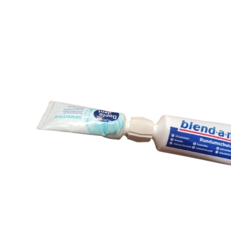 Travel Toothpaste Refills Attachments – Plastic | Convenient Travel-Friendly