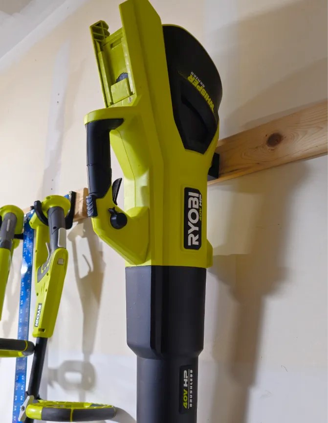 Wall Mount for Ryobi 40V Leaf Blower – Secure Storage Bracket for Blower