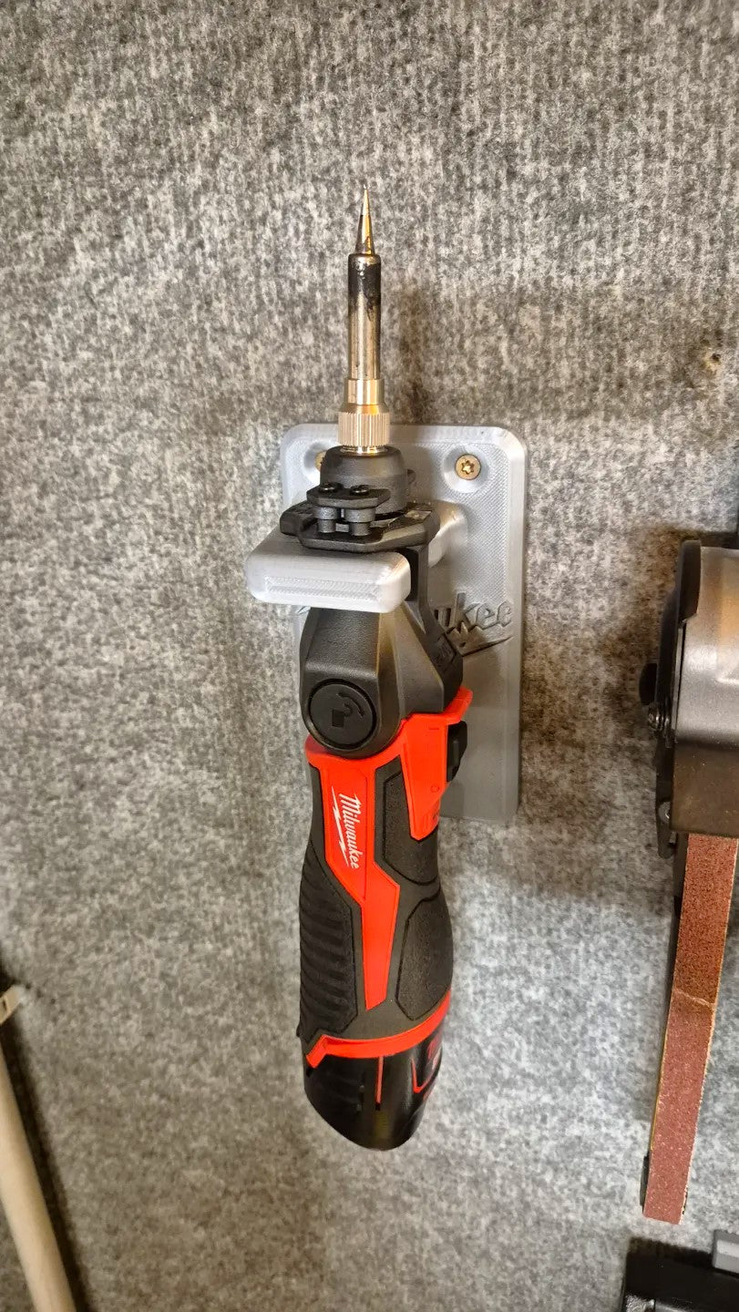 Milwaukee M12 Soldering Iron Wall Holder SI-0 – Secure & Convenient Storage