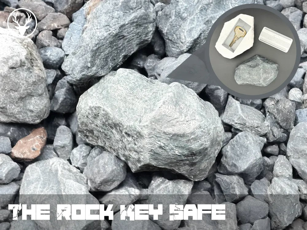 Rock Style Key Safe – Hidden Key Storage Case in Realistic Stone Look