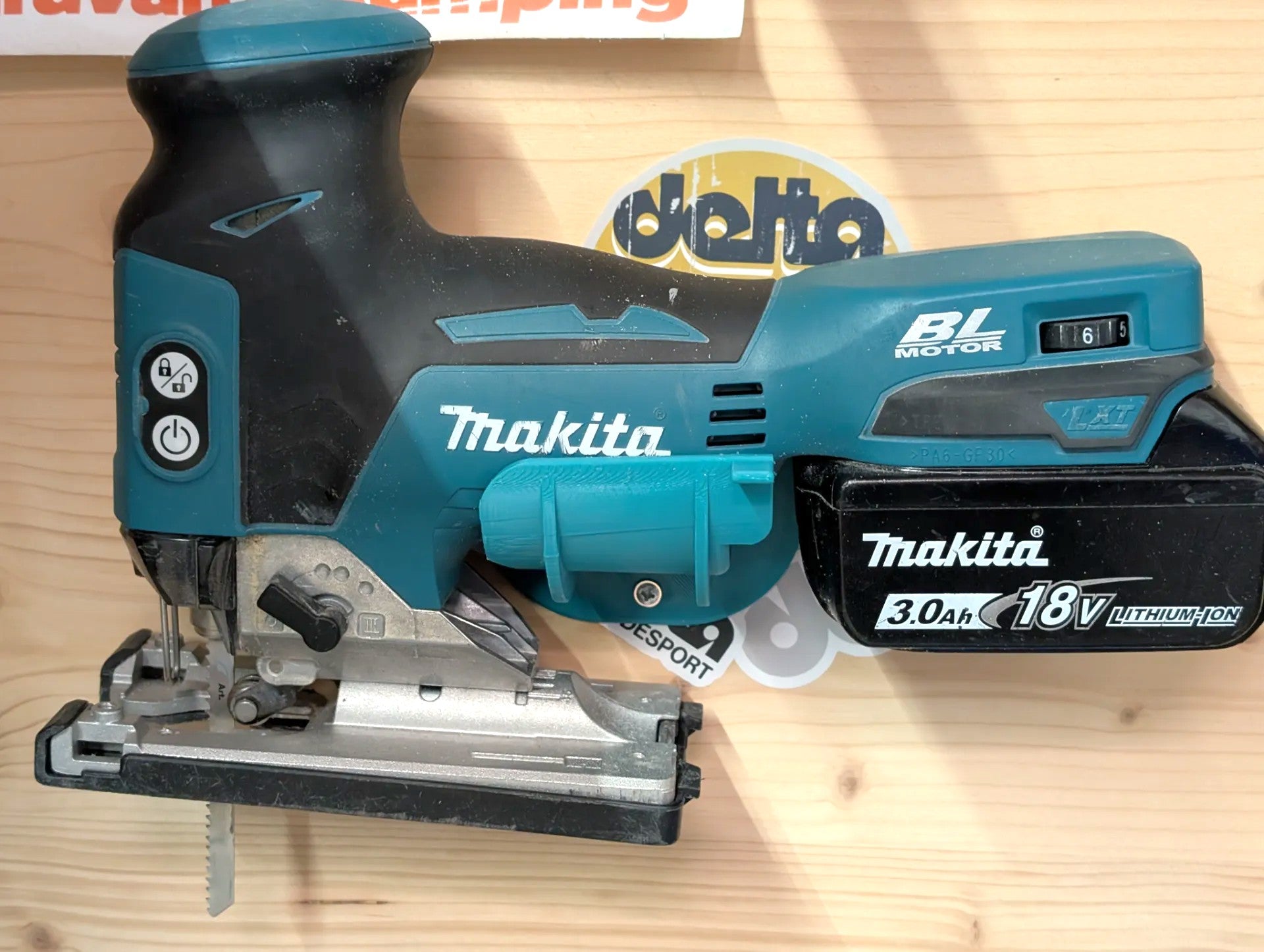 Makita Jigsaw Wall Mount - Heavy Duty Storage Bracket for Jigsaw