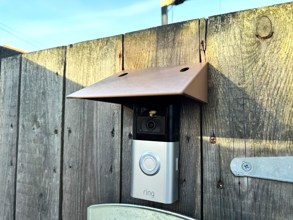 Ring Doorbell Rain Cover Hood - Plastic | Weather Protector for Ring Doorbell