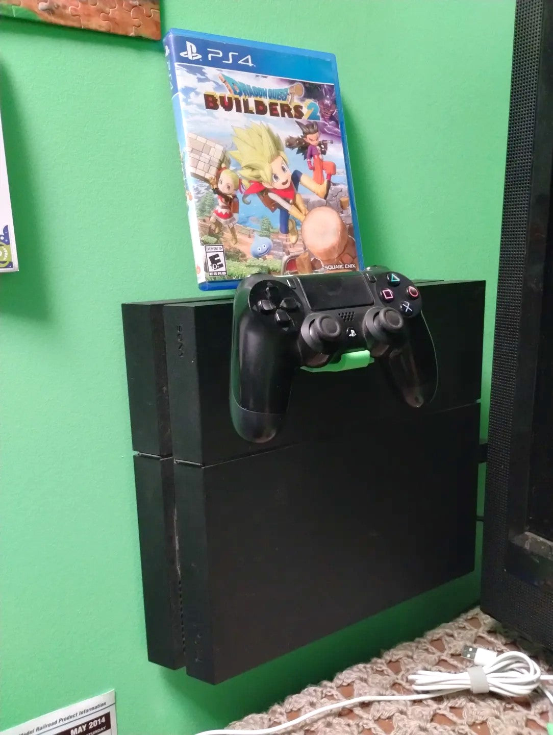 Play Station P-S 4 Wall Mount – Secure Stand for Your Console - Durable Holder