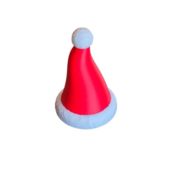 Santa Claus Hat Xmas Tree Topper- Plastic |Festive Christmas Holiday Tree Topper
