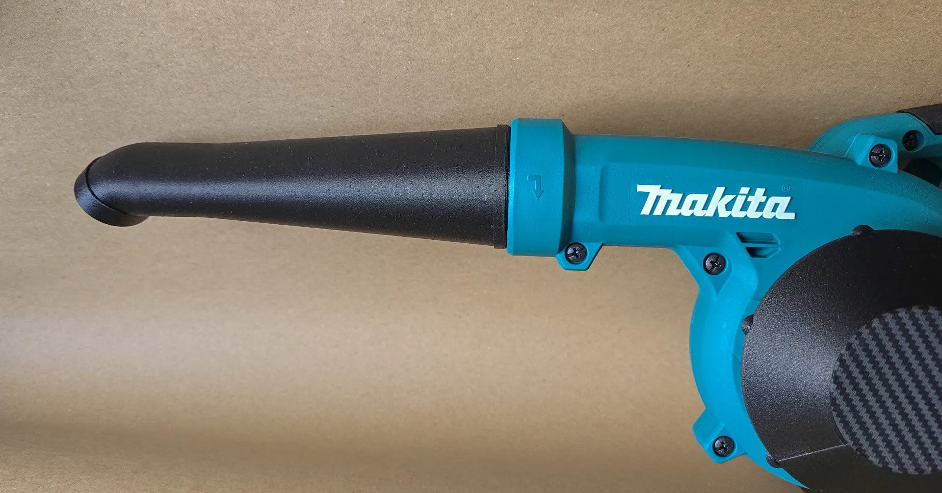 Stubby Air Nozzle for Makita DUB185, DUB186 Blower – 180mm Short Nozzle - Black