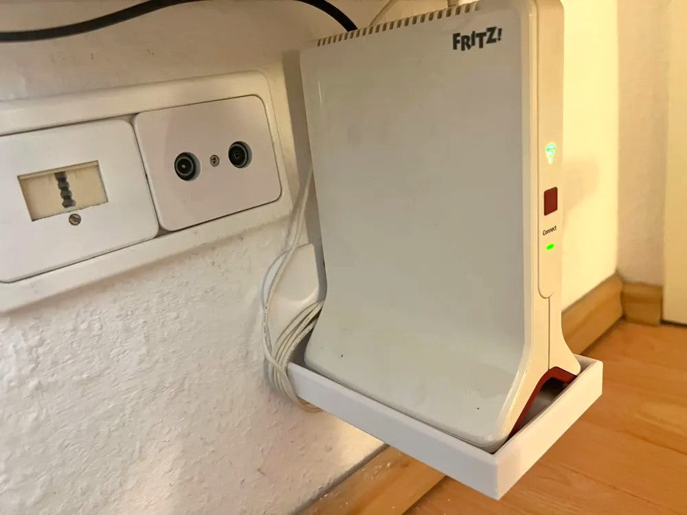Wall Mount Bracket for Fritz! Repeater 3000 AX – Secure & Sleek Holder for Routr