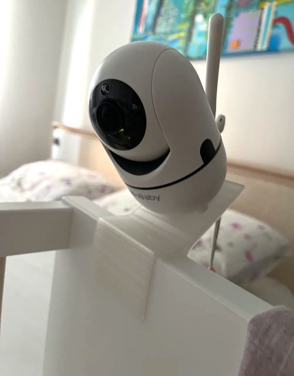 HelloBaby Baby Monitor Holder for Ikea Myllra Cot – Secure Camera Mount for Cribs
