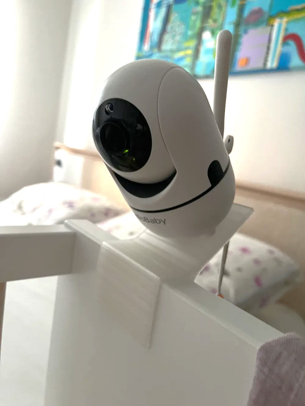 HelloBaby Baby Monitor Holder for Ikea Myllra Cot – Secure Camera Mount for Cribs