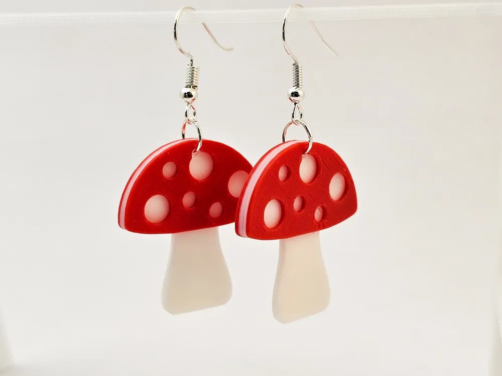 Lucky Mushroom Earrings – Cute & Fun Jewelry for Nature Lovers - Cute Mushroom