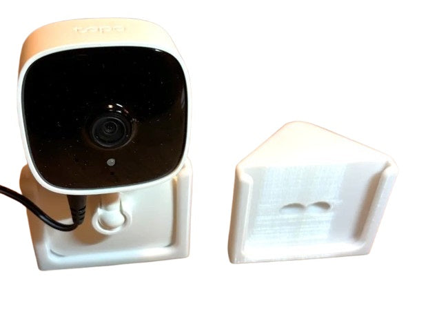 TP-Link Tapo C100 Camera Corner Wall Mount – Plastic Angled Mount for Corner