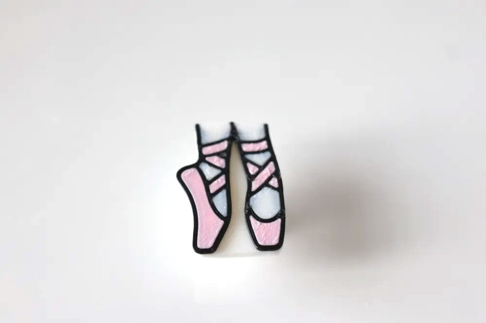 2 Pcs Ballet Croc Charms – Elegant Shoe Accessories for Bellerina