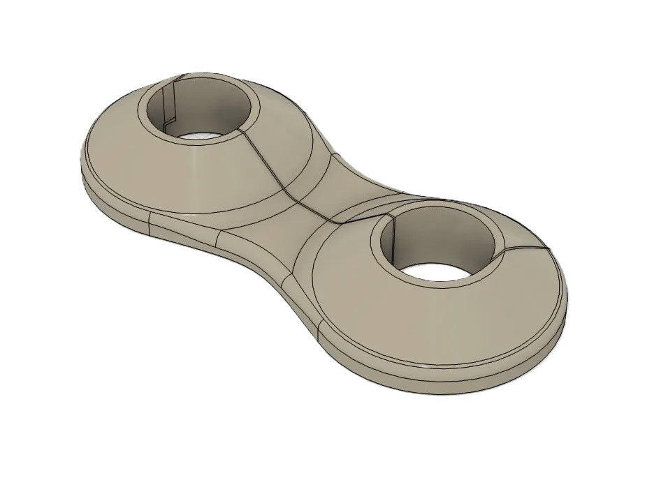 Radiator Pipe Cover (Base Plate) - Plastic | Pipe Cover for a Clean and Polished Floor