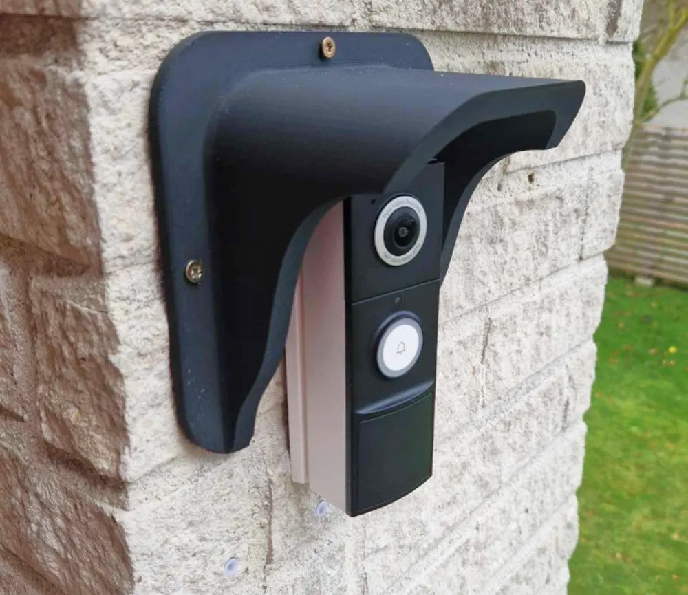 Universal Video Doorbell Cover – Protective Plastic Shield for Rain, Sun & Dust