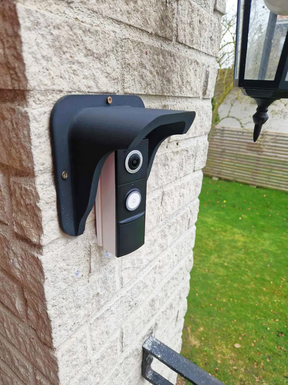 Universal Video Doorbell Cover – Protective Plastic Shield for Rain, Sun & Dust