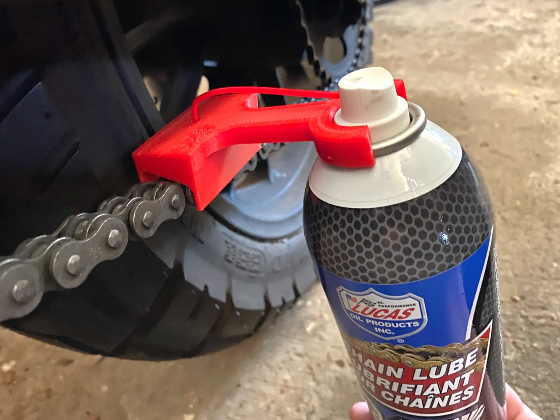 Motorcycle Chain Lube Guide – For 520, 525, 428 Chains – Easy Maintenance Tool