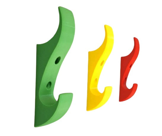 Heavy Duty Coat Hook -Sturdy Plastic Hook with Screw Holes for Easy Installation