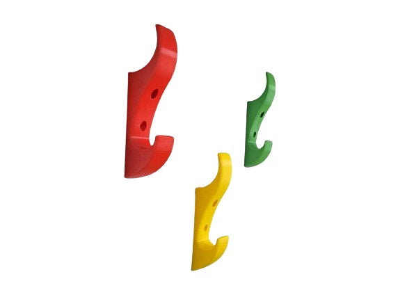 Heavy Duty Coat Hook -Sturdy Plastic Hook with Screw Holes for Easy Installation