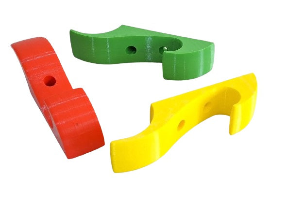 Heavy Duty Coat Hook -Sturdy Plastic Hook with Screw Holes for Easy Installation