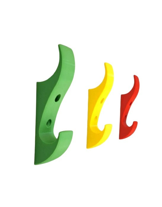 Heavy Duty Coat Hook -Sturdy Plastic Hook with Screw Holes for Easy Installation