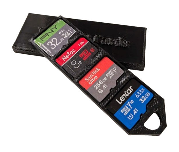 Micro SD Cards Holder – Compact and Durable Plastic Organizer for Secure Memory