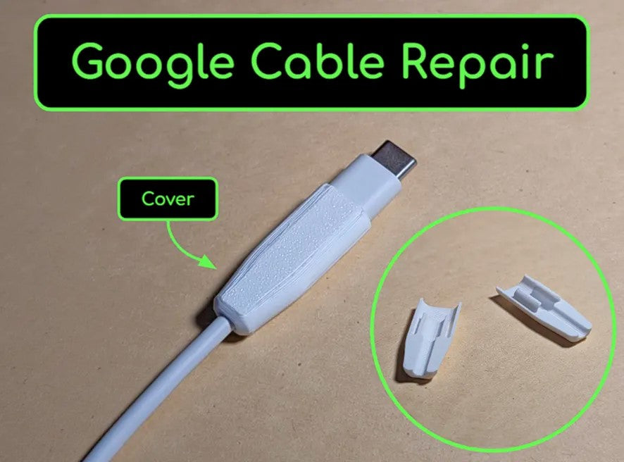 Google USB-C Cable Repair Adapter – 3 Pcs Fix & Extend for Your Charging Cable