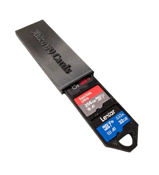 Micro SD Cards Holder – Compact and Durable Plastic Organizer for Secure Memory