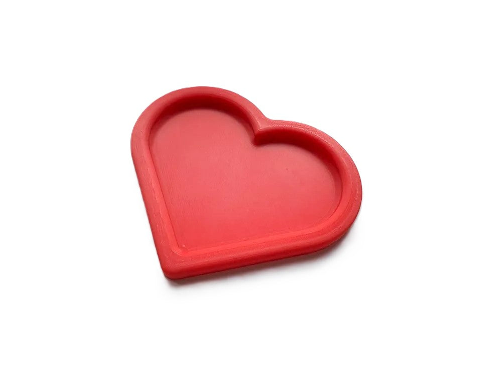 Heart-Shaped Tray for Valentine's Day - Plastic | Romantic Valentine's Gift Tray