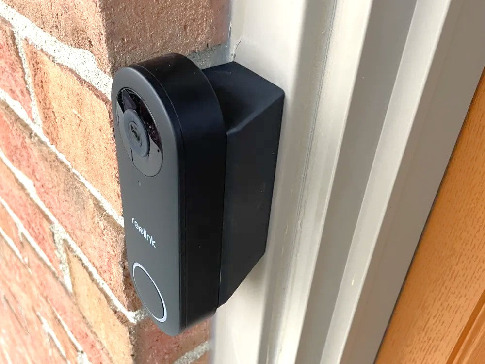 Reolink Doorbell Riser – Wall Mount Elevation Plate for Improved Viewing Angle