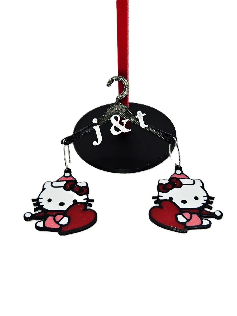 Hello Kitty Angel Valentine Earrings – Adorable Jewelry for Valentine's Day