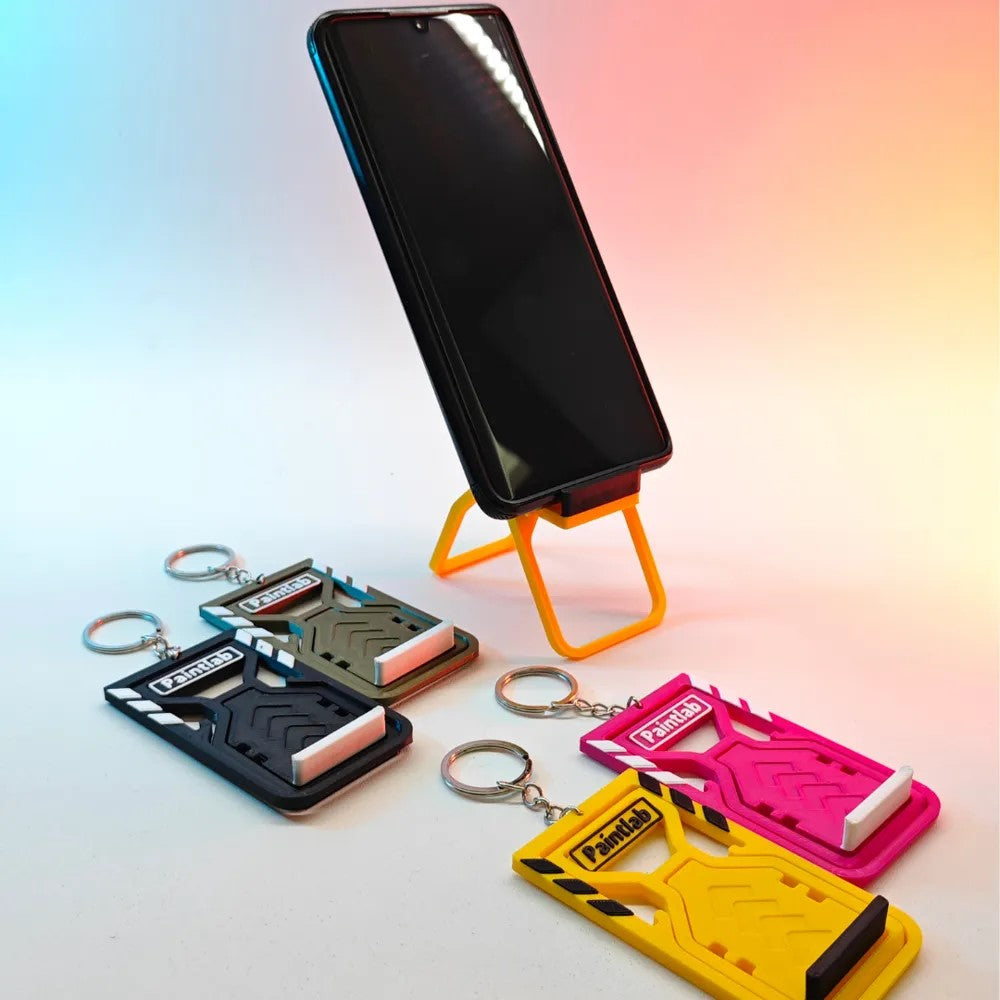Foldable Keychain Phone Stand – Compact & Portable Phone Holder for On-the-Go Use
