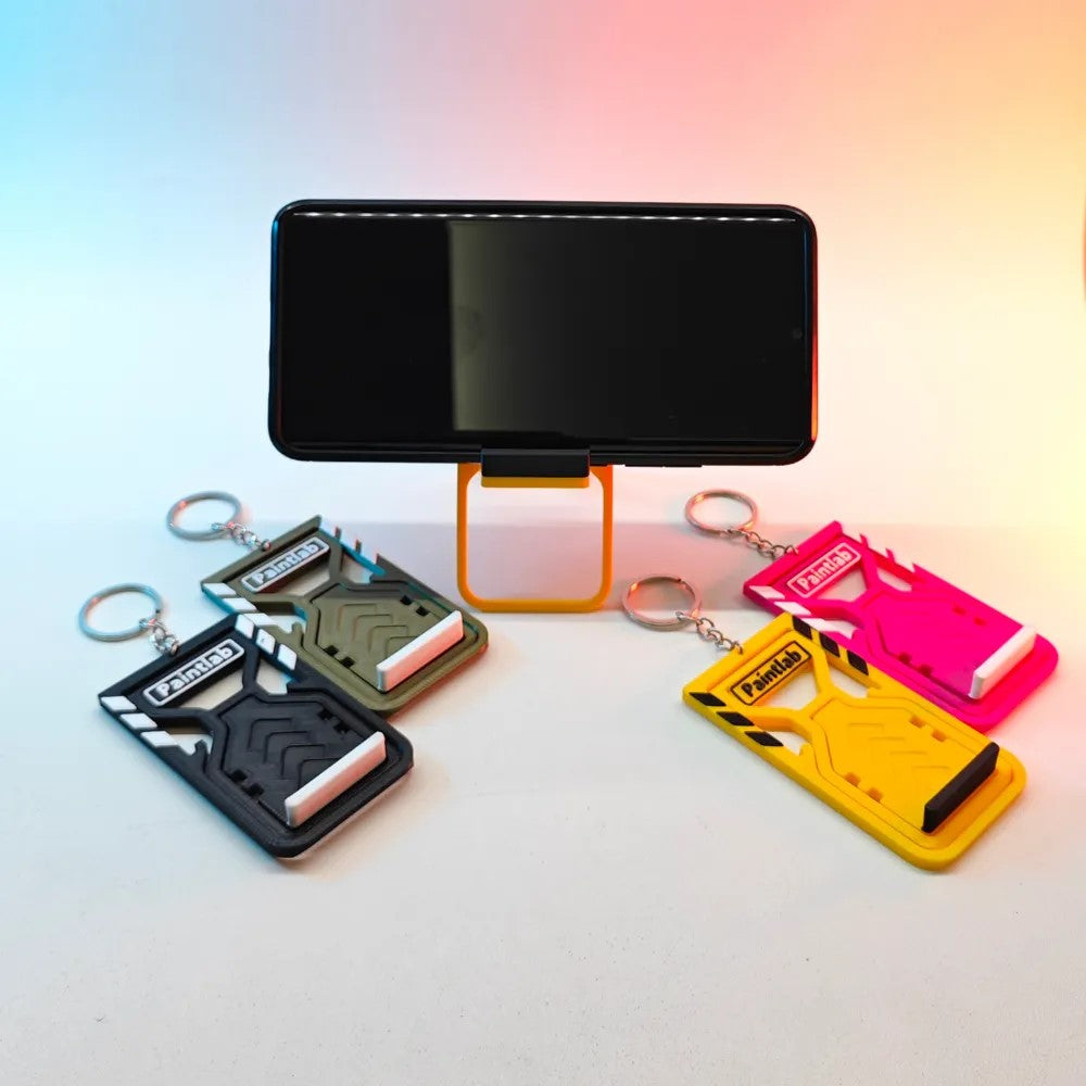 Foldable Keychain Phone Stand – Compact & Portable Phone Holder for On-the-Go Use
