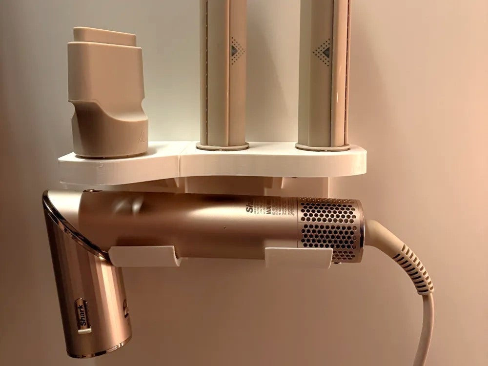 Shark FlexStyle Wall Holder – Convenient Wall Mount Organizer for Hair Dryer