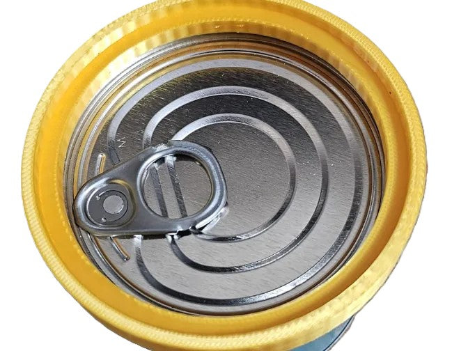 4 Pcs Ring Link for Food Tins – Easy Can Organizer & Connector - Yellow