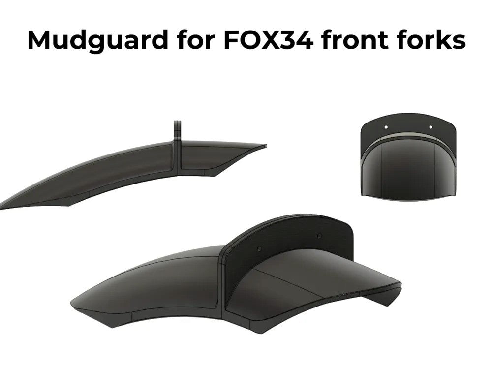 Durable and Stylish Mudguard for FOX 34 Fork – Protect Your Ride in Style