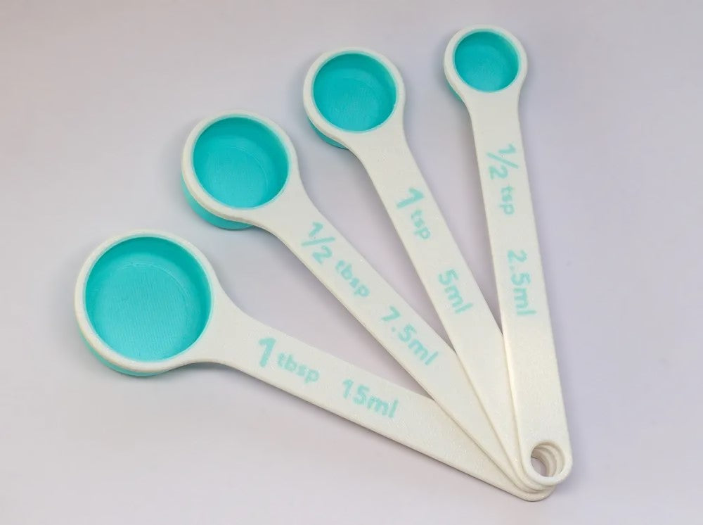 Measuring Spoon Set – 4-Piece Kitchen Measuring Spoons for Baking & Cooking