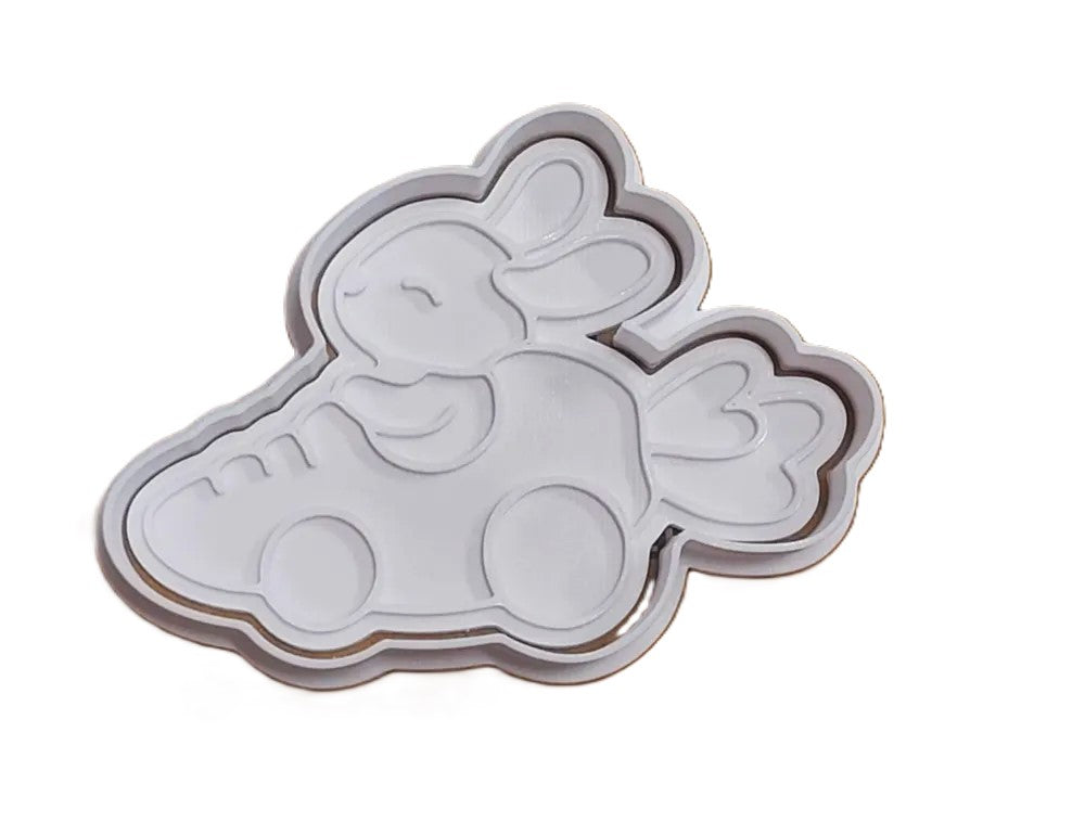 3 Pcs Rabbit Bunny Easter Cookie Cutters – Perfect for Holiday Baking & Treats
