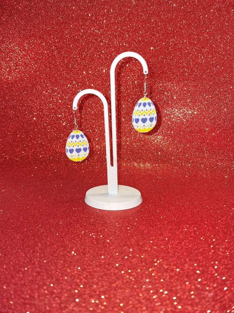 Happy Easter Egg Earrings – Festive & Fun Holiday Jewelry - Cute Egg Earrings