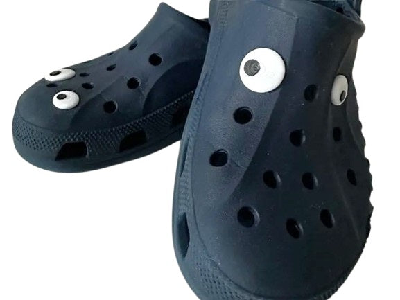 4 Pcs Funny Eyes Croc Charms – Goofy & Playful Shoe Accessories for Kids & Adult